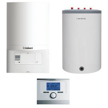 Pakiet - Kocioł gazowy jednofunkcyjny VAILLANT ecoTEC pro VC 186/5-3 kondensacyjny wiszący 5.7-20.0 kW + Czujnik c.w.u. + Regulator multiMATIC 700 + Zasobnik c.w.u Lindo 120L