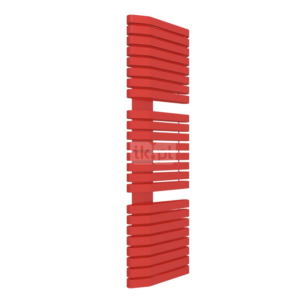 Grzejnik drabinkowy TERMA IRON S, podłączenie GD, wym. 1705/500mm, kolor metaliczny czerwony, moc 1276W