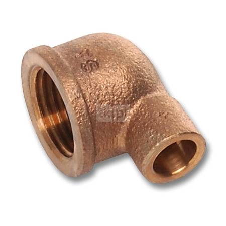 Kolano 90' SANHA 4090g Miedź 15 mm x 3/4'' (LW x GW) - WYPRZEDAŻ HEATING