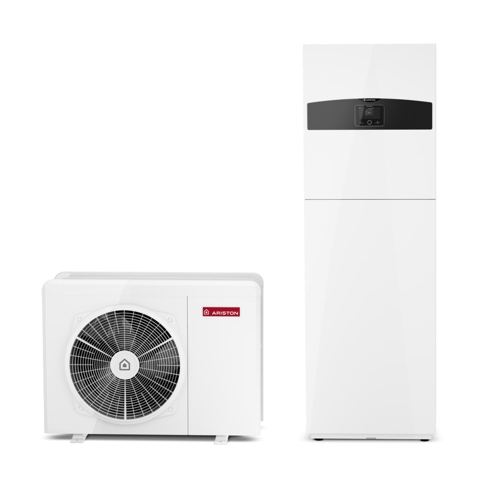 Pakiet - Pompa ciepła powietrze-woda split ARISTON NIMBUS COMPACT S NET R32 3.5 kW 230 V + Moduł naścienny SENSYS HD + Moduł komunikacji internetowej (aplikacja Ariston Net)