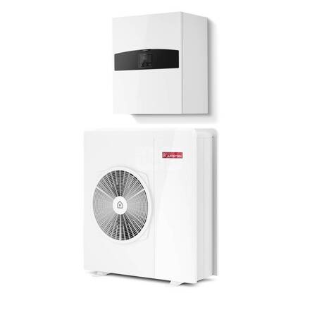 Pakiet - Pompa ciepła powietrzna powietrze-woda monoblok ARISTON NIMBUS PLUS M NET R32 7.4 kW 400 V + Moduł naścienny Sensys HD z łącznością Wi-FI