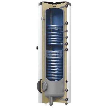 Pojemnościowy podgrzewacz wody Storatherm Aqua Solar AF 750/2_C, 2 wężownice, srebrny, klasa energetyczna C