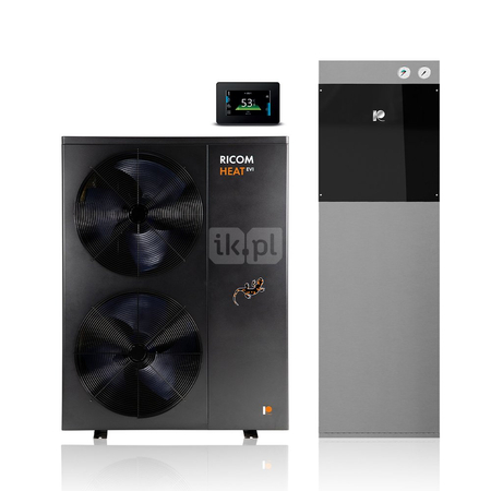 Pompa ciepła Easylife EVI 7,5-23 kW, z pompą obiegową, 3F, Easylife Control + Moduł Wifi + Szafa Hydrauliczna Ricom Hydra do Easylife EVI