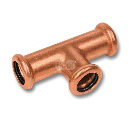 Trójnik SANHA Press Miedź (28 mm x 15 mm x 28 mm) - WYPRZEDAŻ HEATING