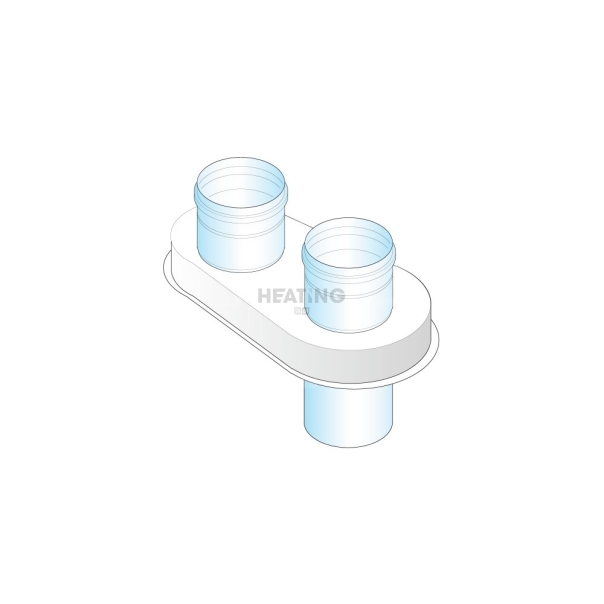 Rozdzielacz spalinowy alternatywny DN 100/150 na DN 100/100