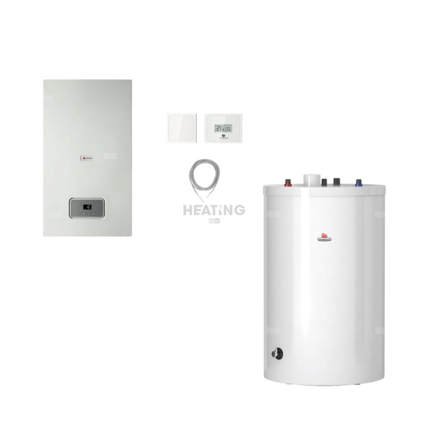 Pakiet - Kocioł gazowy jednofunkcyjny SAUNIER DUVAL Thelia Condens AS 25 kondensacyjny wiszący 6.3 - 26.5 kW + Regulatorinternetowy MiGo + Zasobnik c.w.uFE 120/6 BM