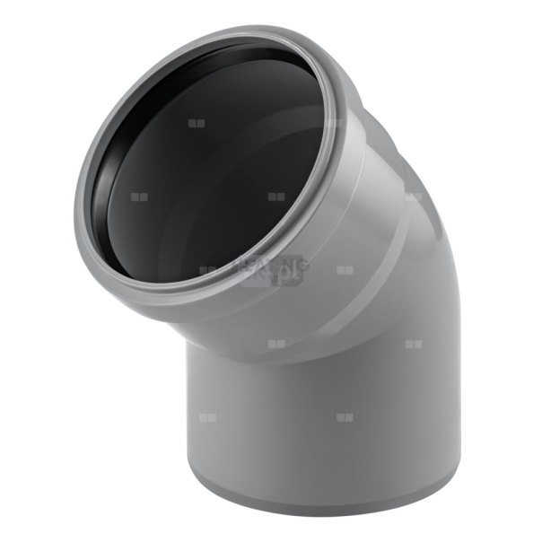Kolano 30' MAGNAPLAST HT PLUS HTB, PP (szary), DN 110 (wz x ww), do kanalizacji
