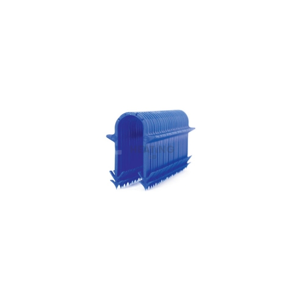 SPINKI montażowe QIK Blue - pakiet zgrzewany, ładunek 240szt (zgrzewane po 24szt) dł. 50mm