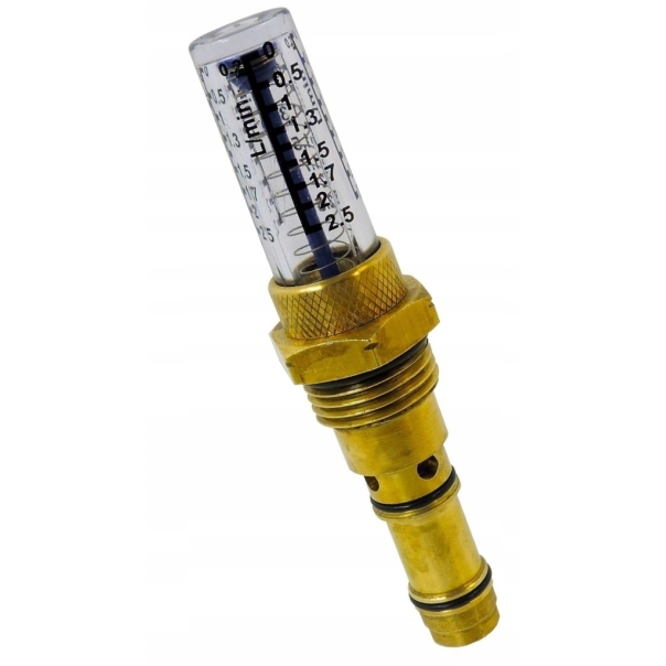 Przepływomierz RUMET na zasilanie Mosiądz 1/2''