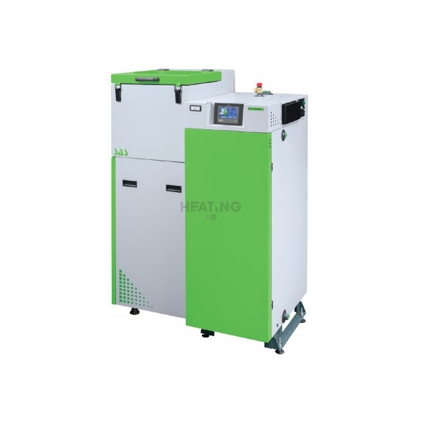 KOCIOŁ z podajnikiem peletowym BIO COMPACT 25 kW 5 klasa LEWY