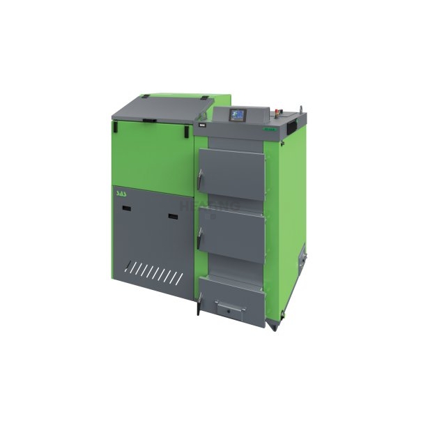 KOCIOŁ z podajnikiem peletowym BIO SOLID 150 kW 5 klasa LEWY