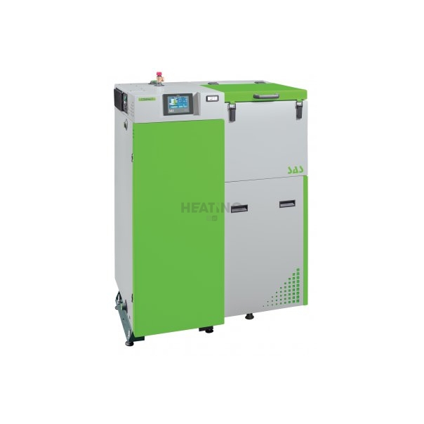 KOCIOŁ z podajnikiem na eko-groszek COMPACT 10 kW PRAWY