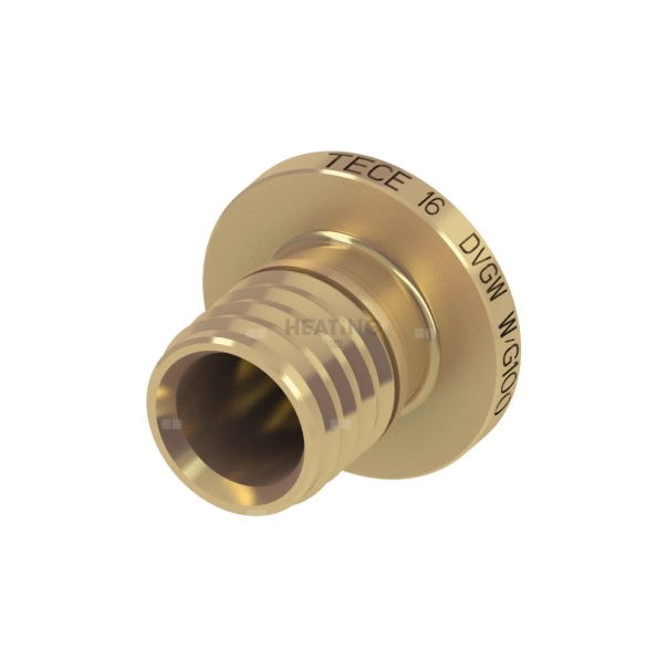 Korek TECE flex mosiądz końcówka wtykowa (16 mm)