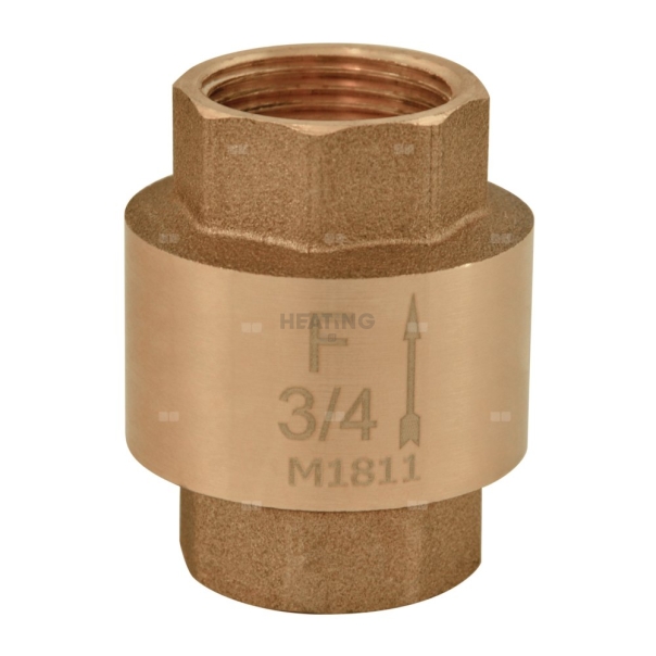 Zawór zwrotny FERRO z elementem zamykającym z tworzywa 2 1/2'' GW PN 10 max. 100'C