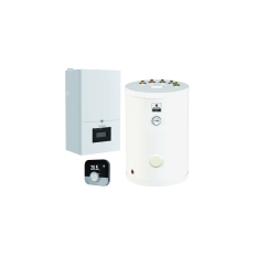 Pakiet - Kocioł gazowy jednofunkcyjny DE DIETRICH MCR4 19 kondensacyjny wiszący 2.5 - 20.7 kW + RegulatorSMART TC + Zasobnik c.w.uSRK100MG