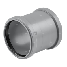 Mufa przesuwna MAGNAPLAST HT PLUS HTU, PP (szary), DN 50 (ww x ww), do kanalizacji