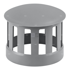 Osłona wywietrznika dachowego MAGNAPLAST kolor szary 160 mm, PP (PP)