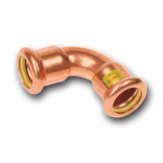 Łuk 90' SANHA Press Gas, miedź, 22 mm (zw x zw)