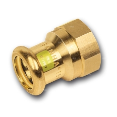 Mufa SANHA Press Gas, miedź, 22 mm x 1'' (zw x GW)