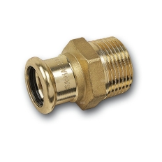 Nypel SANHA PURAPRESS, brąz, 54 mm x 1 1/2'' (zw x GZ)