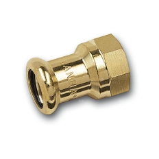 Mufa SANHA PURAPRESS, brąz, 22 mm x 3/4'' (zw x GW)