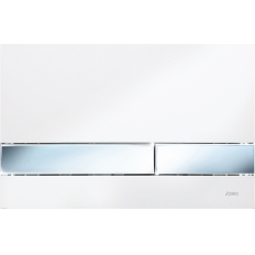 PRZYCISK EXCLUSIVE 2.0 do SLK/TGA, biały/chrom, 2-ilościowy (stary kod: 167-34000136-00)