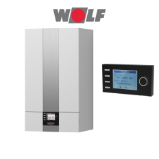 Kocioł gazowy jednofunkcyjny WOLF CGB-2-14 z modułem wyświetlacza AM kondensacyjny wiszący 2.1 - 15.2 kW