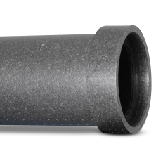 KANAŁ OKRĄGŁY Z MUFĄ EPP SRGL 200-0100 GR.15 MM BLACK